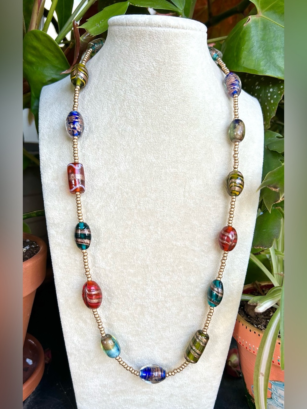 Vintage beaded necklace